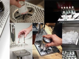 Thiết bị rửa ly mặt bàn