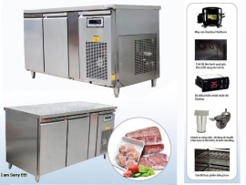 Bàn mát 2 cánh inox