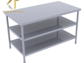 BÀN INOX 3 TẦNG