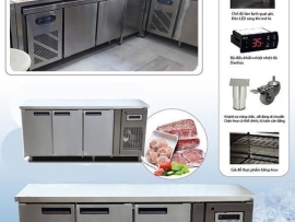 Bàn mát 3 cánh inox