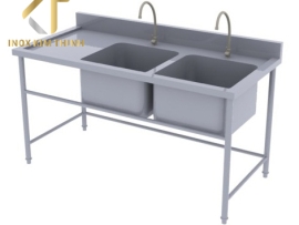 CHẬU RỬA 2 HỘC CÁNH TRÁI