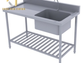 CHẬU RỬA CÁNH TRÁI CÓ KỆ DƯỚI