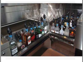 Kệ để rượu quầy bar