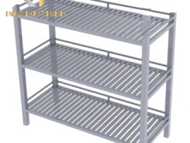 KỆ SONG 3 TẦNG INOX