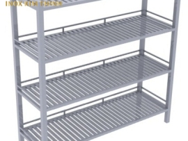 KỆ SONG INOX 4 TẦNG