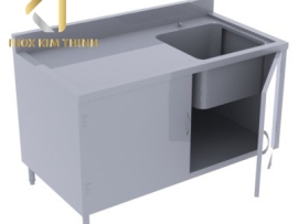 TỦ INOX CÓ CHẬU RỬA