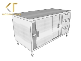 TỦ INOX CÓ HỘC KÉO