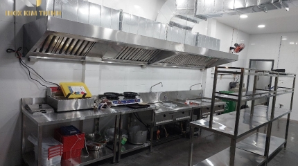 TƯ VẤN THIẾT KẾ – SẢN XUẤT THI CÔNG LẮP ĐẶT THIẾT BỊ BẾP INOX CHO NHÀ HÀNG NO.96