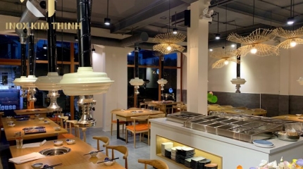 TƯ VẤN THIẾT KẾ VÀ THI CÔNG LẮP ĐẶT HỆ THỐNG HÚT KHÓI TẠI BÀN NHÀ HÀNG RAKUEN BBQ