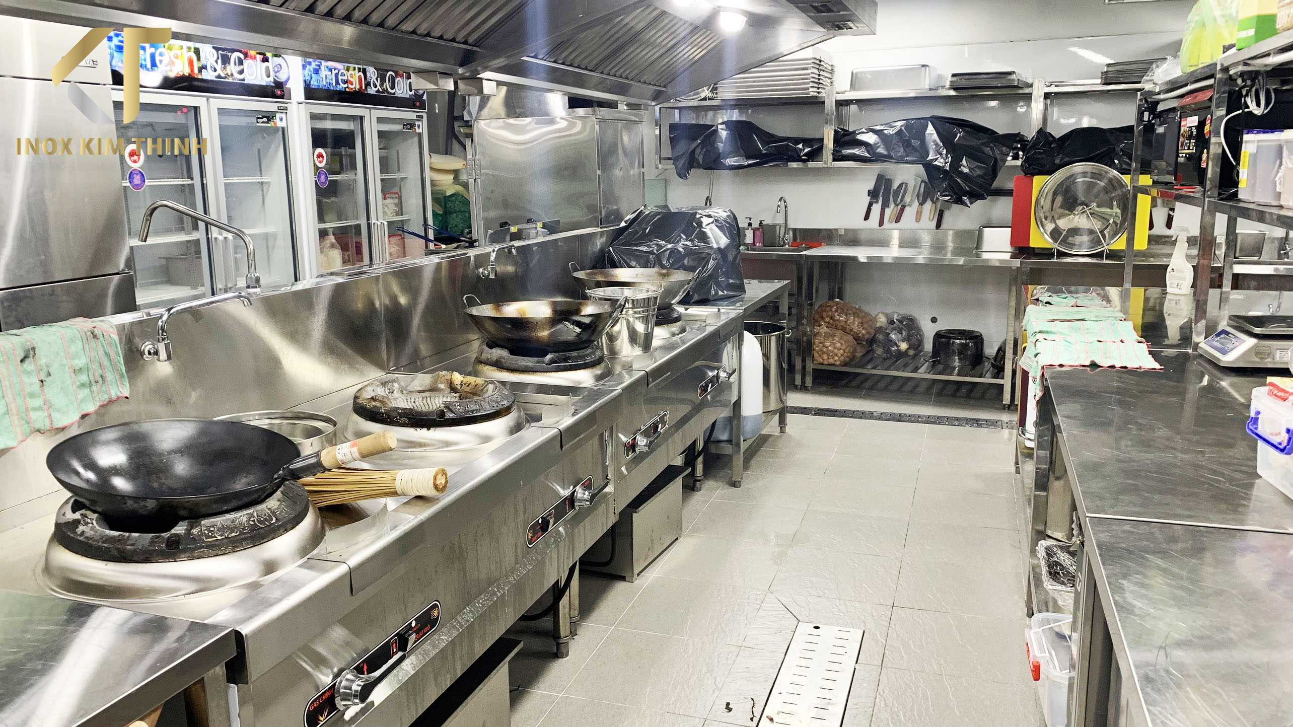 bếp inox công nghiệp phan thiết
