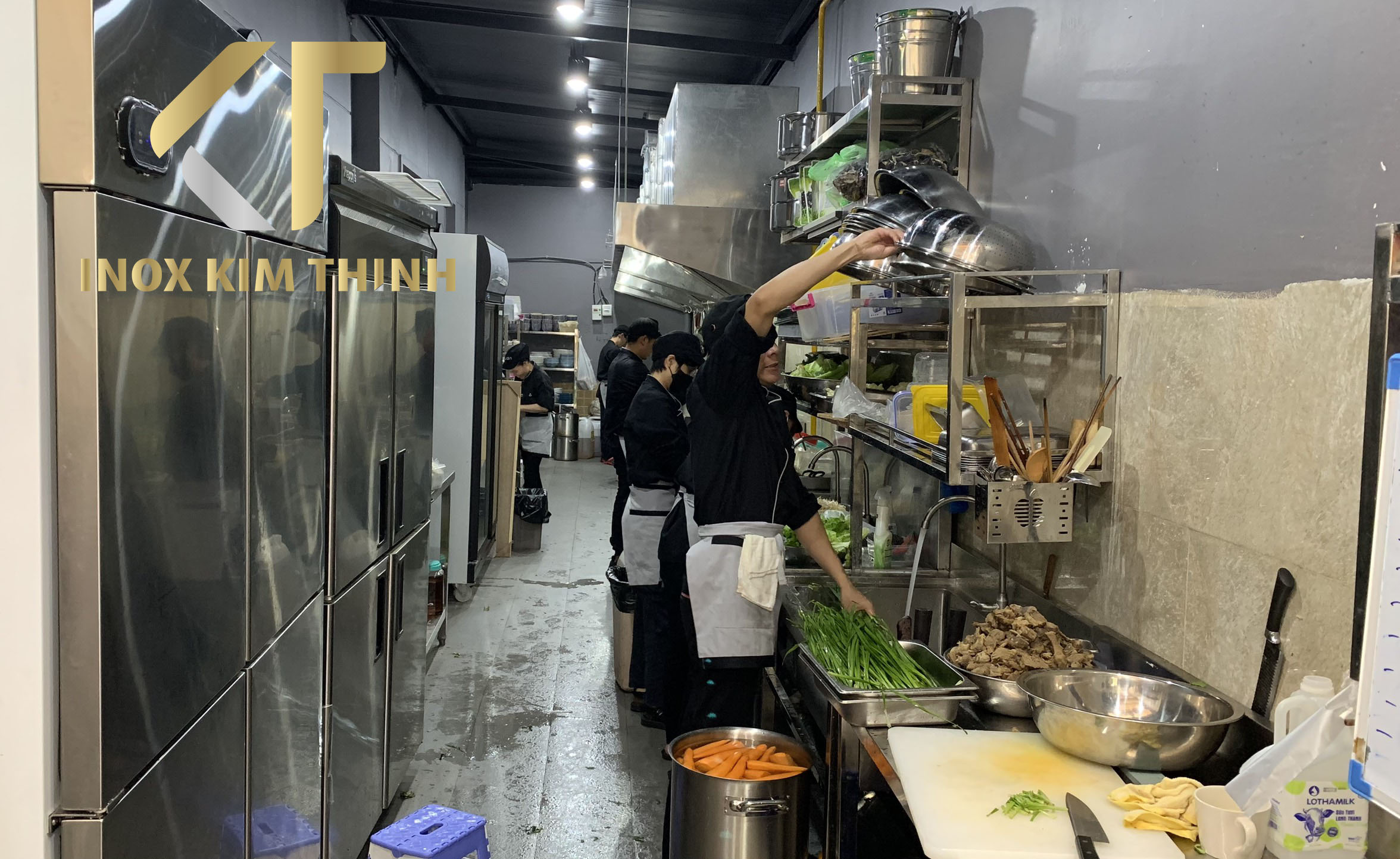 cung cấp thiết bị inox bếp nhà hàng chay