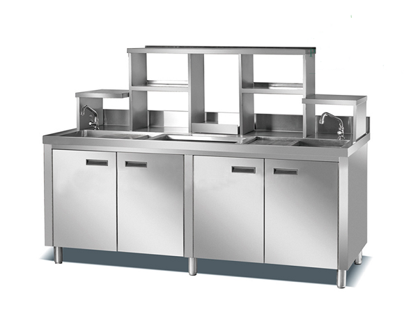 Quầy Bar Inox 304 2 bồn rửa 